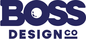 Boss Design Logo Blue